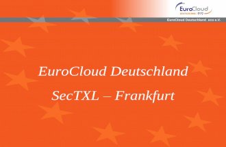 SecTXL '11 | Frankfurt - Andreas Weiss: "Cloud Computing und SaaS - Sicher!"