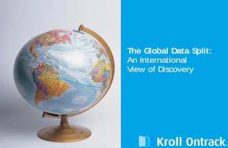 The Global Data Split: An International View of Discovery
