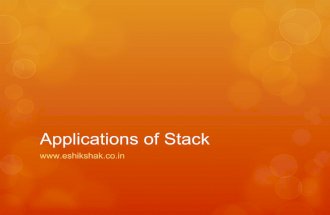 Applications of stack