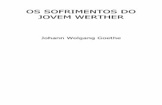 Goethe   os sofrimentos do jovem werther