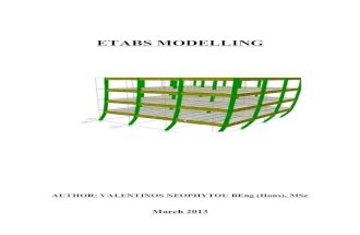 ETABS Modelling
