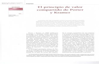 Vidal, Isabel (2011) El principio de valor compartido de Porter y Kramer