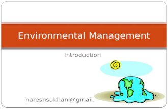 Environmental management intro
