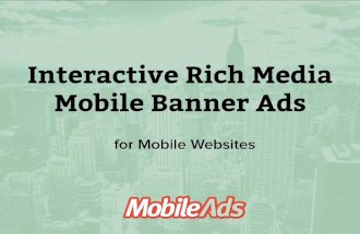 MobileAds Mediakit - for Mobile Websites
