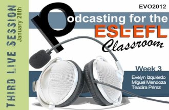 Week 3. Podcasting 2012