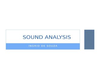 Sound analysis