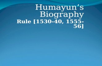 Humayun   the mughal ruler