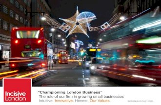 Incisive London Presentation, Cloud Based Accountants Championing London Businesses.