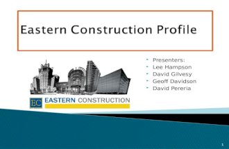 English Eastern Construction Presentation