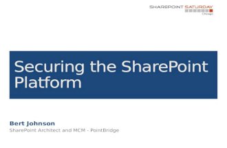Securing the SharePoint Platform