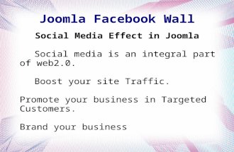 Joomla facebook wall