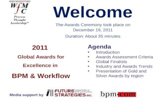 Global Awards for BPM and Workflow