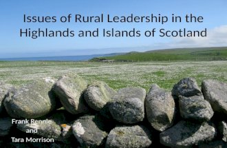 Rural leadership in the highlands and islands