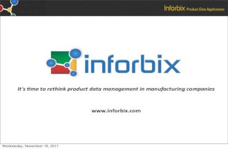 Inforbix overview November 2011