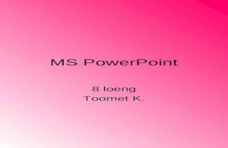 Ms Power Point