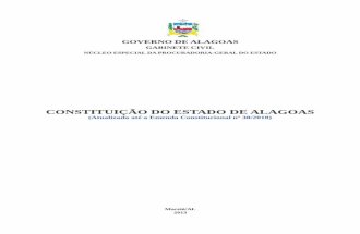 Nova Constituição Estadual de Alagoas