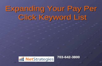 Expanding Your PPC Keywords List