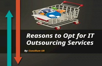 Reason to OPT for IT Outsourcing Services