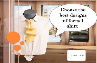 Choose the best designs of formal shirt