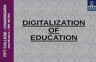 ITFT- Digitalization of Education