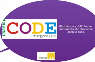 Learn to code. Our implementation plan.