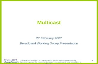 BT multicast plans 2007
