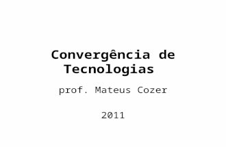 Convergência de tecnologias