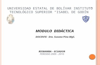 Didactica  1 2009