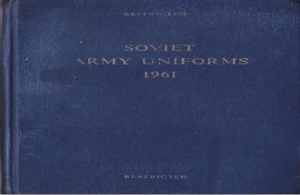 Soviet Uniforms 1961
