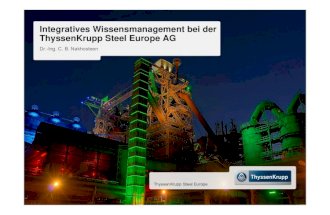 Integratives Wissensmanagement bei der ThyssenKrupp Steel Europe AG