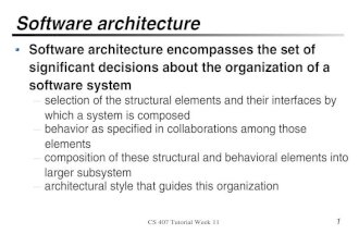 Software architecture