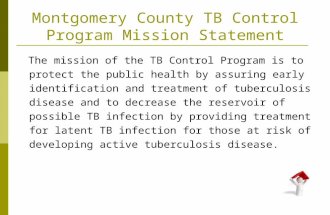 HOME Conference 2010 - Update on TB Transmissions