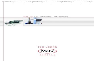 Mahr 3759665 FL Dimensional Metrology Catalog USA 2011 En