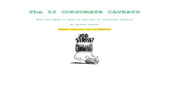 The 52 Corporate Caveats