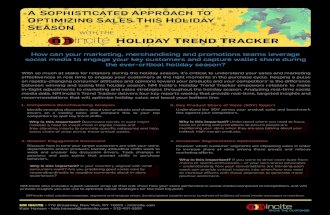 Optimize Retail Sales this Holiday Season with the Holiday Trend Tracker