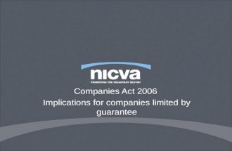 New Company Regulations 16 Nov07