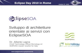 Sviluppo di architetture orientate ai servizi con EclipseSOA