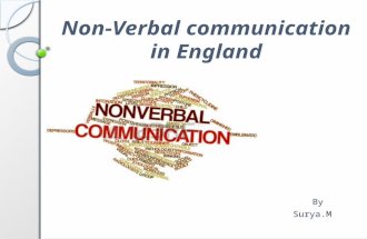 Non verbal communication in england