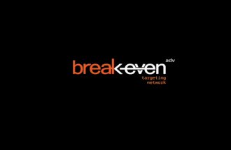 Break Even adv - Mobile Adv