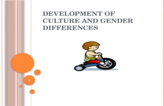 Lecture 4 culture and diversity culture and gender differences lecture 4