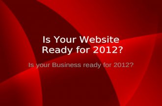 Is Your Website Ready for 2011?