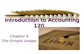 Chapter 4   Intro To Chapter 4 And Debit And Credit