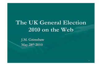 UK General Election 2010 on the Web