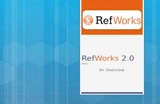 Refworks overview