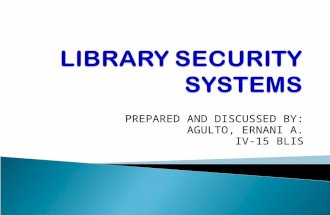 Library security systems
