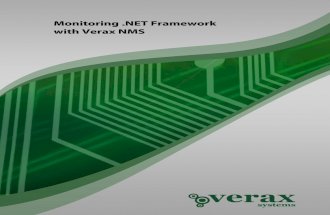 How to monitor .Net Framework