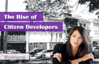 The rise of citizen developers