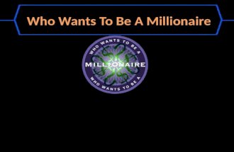 Who Wants To Be A Millionaire Template