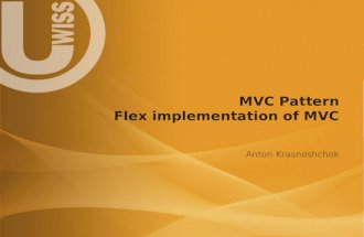 MVC Pattern. Flex implementation of MVC