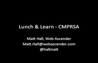 Central Michigan PRSA Lunch & Learn - 2013 Web Design Trends